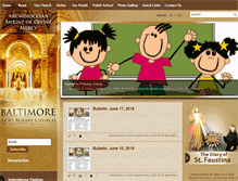 Tablet Screenshot of holyrosarypl.org